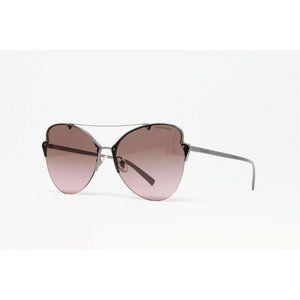 Tiffany Sunglasses Women's Butterfly Shape TF3063 60039T Gunmetal 64mm NEW!